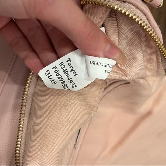 A New Day Women’s Light Pink Faux Leather Mini Backpack - Picture 10 of 13